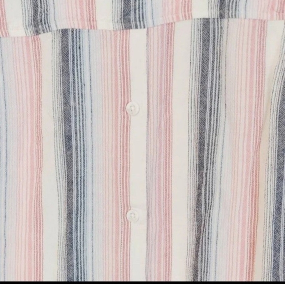 CLOTH & STONE Striped "Fray" Dress XS - Picture 4 of 5